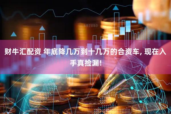 财牛汇配资 年底降几万到十几万的合资车, 现在入手真捡漏!