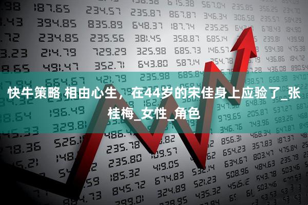 快牛策略 相由心生，在44岁的宋佳身上应验了_张桂梅_女性_角色