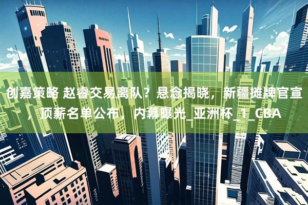 创嘉策略 赵睿交易离队？悬念揭晓，新疆摊牌官宣，顶薪名单公布，内幕曝光_亚洲杯_1_CBA